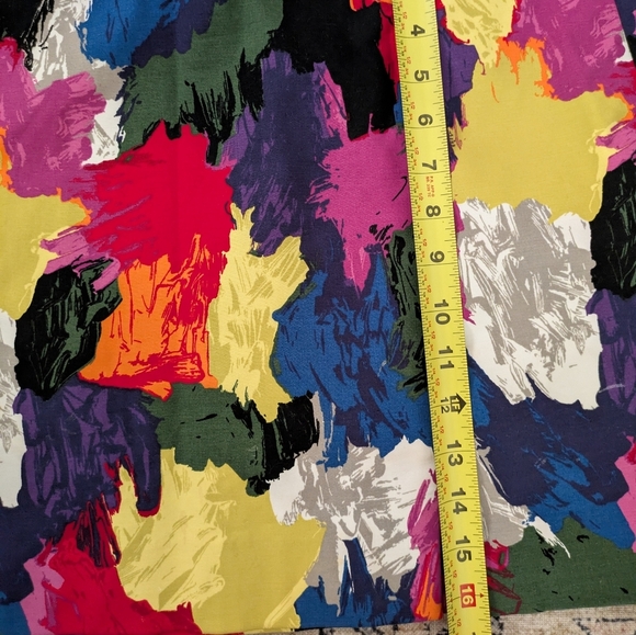 Colorful Abstract Women's A Line Skirt - Picture 5 of 6